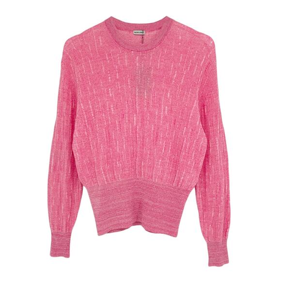 RACHEL COMEY Amares Crinkle Knit Top S - Picture 1 of 12